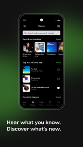 اسکرین شات 2 برنامه radio.net - AM FM Radio Tuner