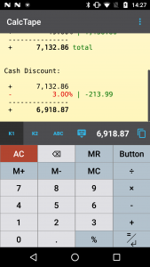 اسکرین شات 8 برنامه CalcTape Calculator with Tape