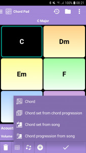 اسکرین شات برنامه s.mart Chord Pad 3