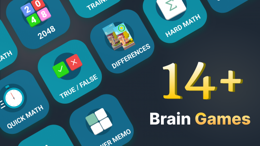 اسکرین شات بازی Math and memory: brain games 1