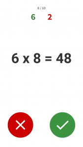 اسکرین شات بازی Multiplication Games Math quiz 1