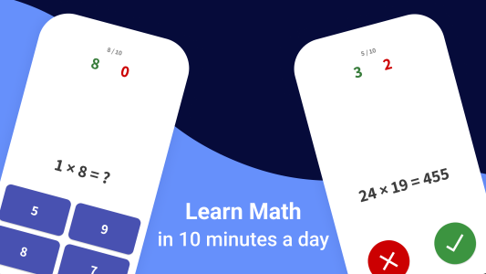 اسکرین شات بازی Times Table  - Learn Math 6
