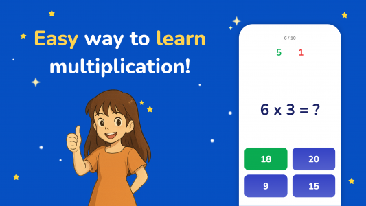 اسکرین شات 8 بازی Times Table  - Learn Math
