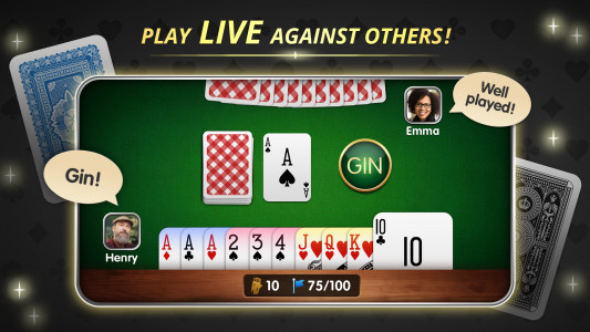 اسکرین شات بازی Gin Rummy 1