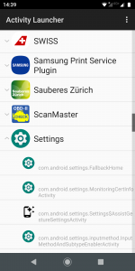 اسکرین شات برنامه Activity Launcher 1