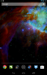 اسکرین شات برنامه Space Galaxy Live Wallpaper 8