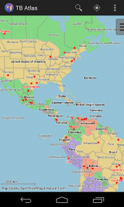 اسکرین شات برنامه TB Atlas & World Map 1