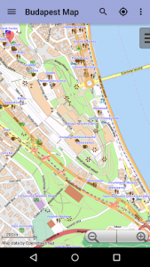 اسکرین شات برنامه Budapest Offline City Map 5