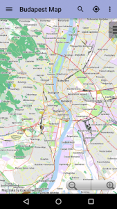اسکرین شات برنامه Budapest Offline City Map 1