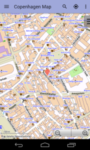 اسکرین شات برنامه Copenhagen Offline City Map 4