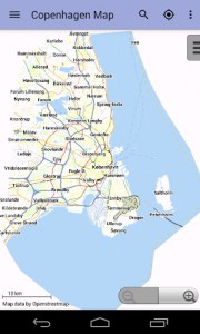 اسکرین شات برنامه Copenhagen Offline City Map 1