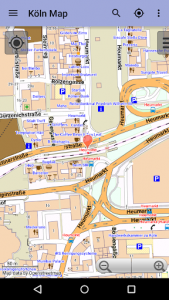 اسکرین شات برنامه Cologne Offline City Map Lite 5