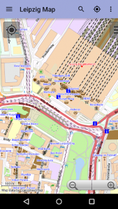 اسکرین شات برنامه Leipzig Offline City Map Lite 8