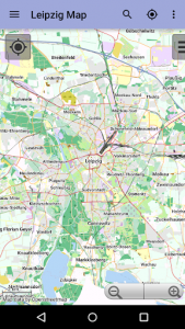اسکرین شات برنامه Leipzig Offline City Map Lite 1