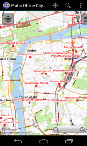 اسکرین شات برنامه Prague Offline City Map Lite 2