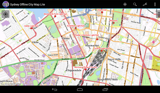 اسکرین شات برنامه Sydney Offline City Map 8