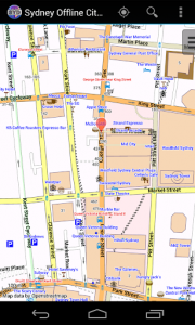 اسکرین شات برنامه Sydney Offline City Map 7