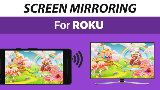 اسکرین شات 1 برنامه Screen Mirroring for Roku