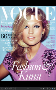 اسکرین شات 2 برنامه VOGUE MAGAZIN (D)