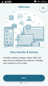 اسکرین شات برنامه X-Transfer - Share/Backup Files/Contacts/SMS/Calls 1