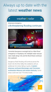 اسکرین شات برنامه Weather & Radar - Storm radar 7