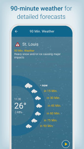 اسکرین شات 5 برنامه Weather & Radar - Storm radar