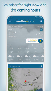 اسکرین شات برنامه Weather & Radar - Storm alerts 1