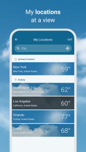 اسکرین شات 7 برنامه Weather & Radar - Storm radar