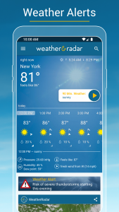 اسکرین شات برنامه Weather & Radar - Storm radar 6