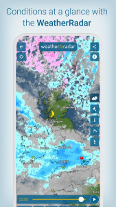 اسکرین شات 2 برنامه Weather & Radar - Forecasts