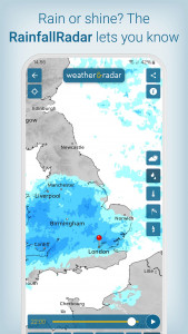 اسکرین شات برنامه Weather & Radar: RainfallRadar 3