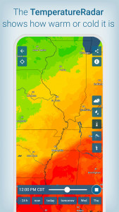 اسکرین شات 3 برنامه Weather & Radar - Storm radar