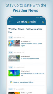 اسکرین شات برنامه Weather & Radar: RainfallRadar 8