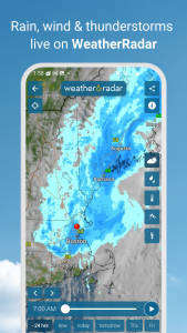 اسکرین شات برنامه Weather & Radar - Storm radar 1