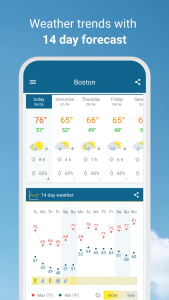 اسکرین شات 3 برنامه Weather & Radar - Storm radar