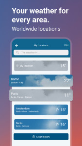 اسکرین شات 4 برنامه Weather & Radar