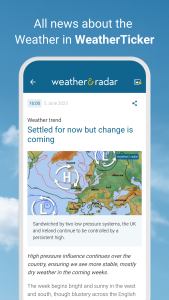 اسکرین شات 5 برنامه Weather & Radar - Storm radar