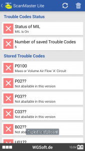 اسکرین شات برنامه ScanMaster for ELM327 OBD-2 4