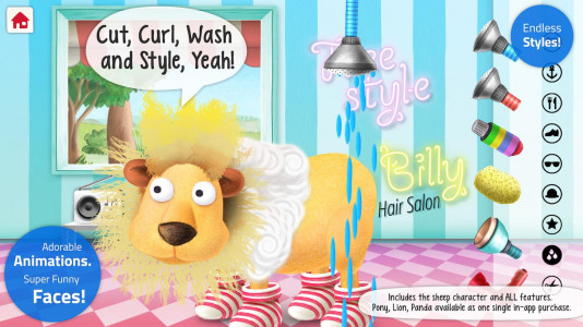اسکرین شات بازی Silly Billy - Hair Salon - Sty 2