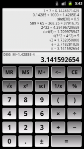 اسکرین شات برنامه Scientific Calculator 3 2