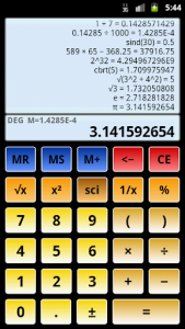 اسکرین شات برنامه Scientific Calculator 3 3