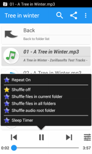 اسکرین شات برنامه Music Folder Player 2