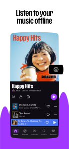 اسکرین شات 4 برنامه Deezer: Music & Podcast Player