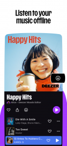اسکرین شات 6 برنامه Deezer: Music & Podcast Player