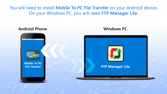 اسکرین شات برنامه Mobile to PC File Transfer 5