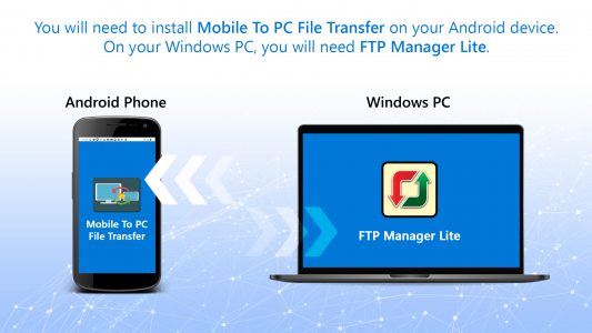 اسکرین شات برنامه Mobile to PC File Transfer 4