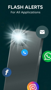 اسکرین شات برنامه Flash Blinking on Call And SMS 3