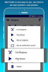 اسکرین شات برنامه Ringtone Maker and MP3 Cutter 2