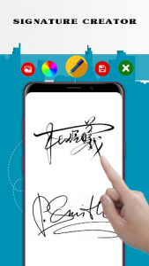 اسکرین شات برنامه Signature maker, signature photo, watermark photo 5