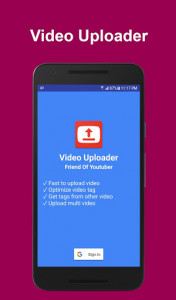 اسکرین شات برنامه Video Uploader Pro For Youtube 1
